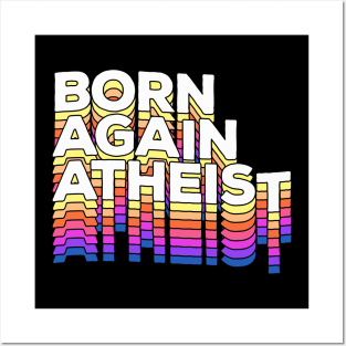 Born Again Atheist #2 - Typographic Design Posters and Art